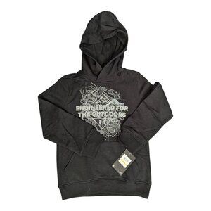 UNDER ARMOUR Boy's Fleece Hoodie ~ Black ~ Small 8